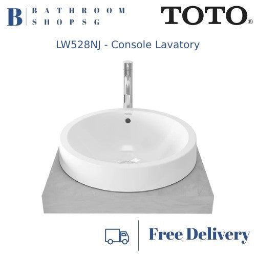 TOTO Semi Recessed Lavatory LW528NJ | Toto Wash Basin