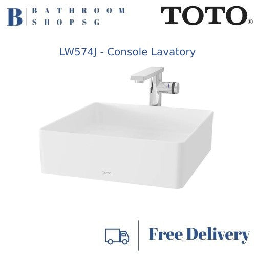 TOTO Console Lavatory LW574J | Toto Vessel Wash Basin