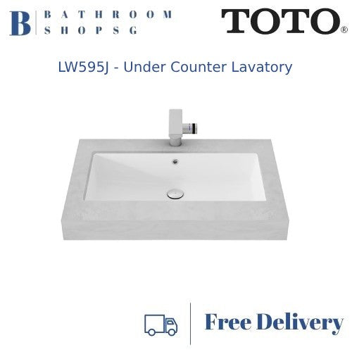 TOTO Under Counter Lavatory LW595J | Toto Wash Basin