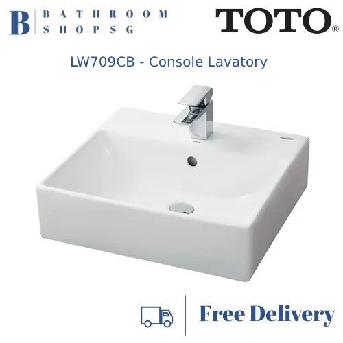TOTO Console Lavatory LW709CB | Toto Counter Top Wash Basin