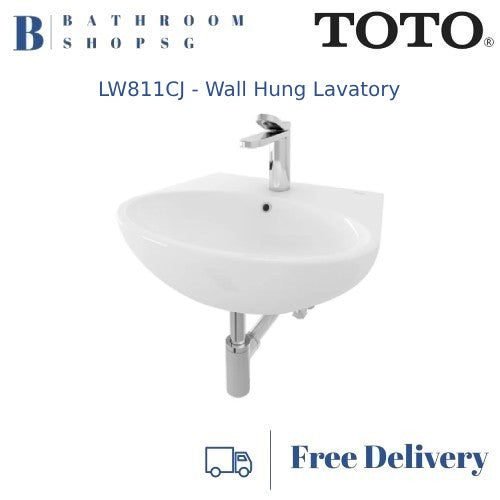 TOTO Le Muse Wall Hung Lavatory LW811CJ | Toto Wash Basin