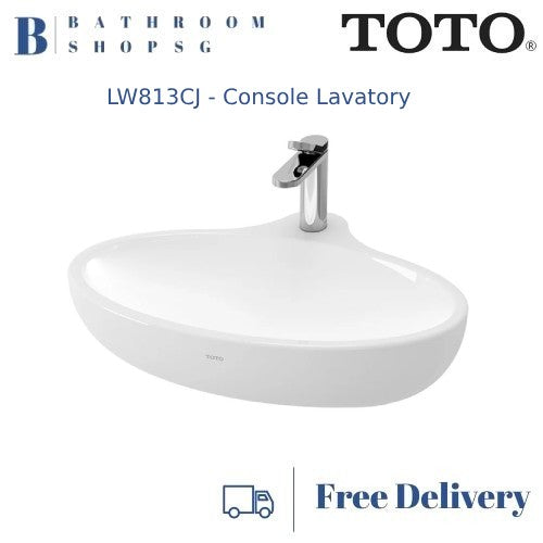 TOTO Le Muse Console Lavatory LW813CJ | Toto Counter Top Wash Basin