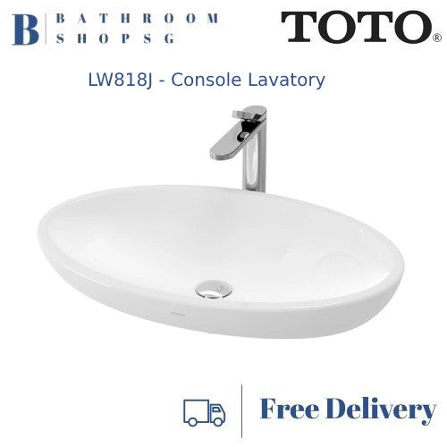 TOTO Le Muse Console Lavatory LW818J | Toto Counter Top Wash Basin