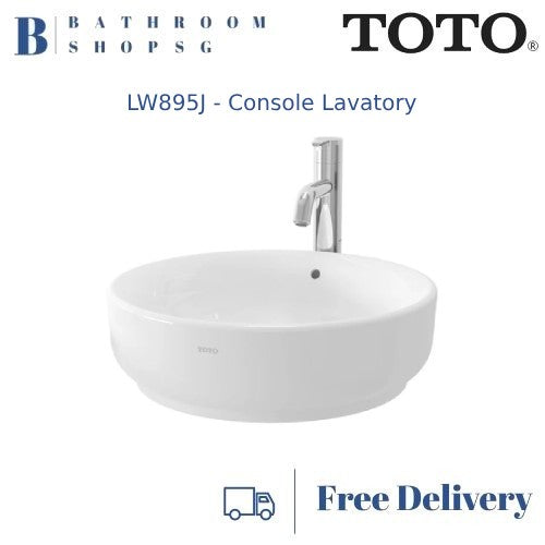 TOTO OMNI+ Console Lavatory LW895J | Toto Counter Top Wash Basin