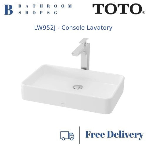 TOTO TOJA Console Lavatory LW952J | Toto Counter Top Wash Basin