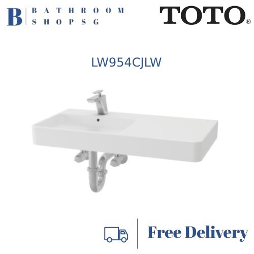 TOTO TOJA Wall Hung Lavatory Basin LW954CJLW