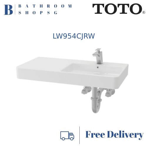 TOTO TOJA Wall Hung Lavatory Basin LW954CJRW