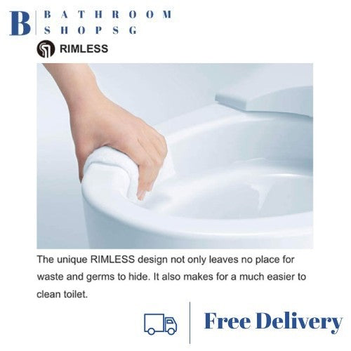 TOTO C769 Close Coupled Toilet Bowl bundle with Washlet TCF24410AAA