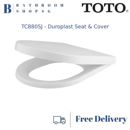 TOTO Duroplast Soft Closing Toilet Seat and Cover TC880SJ