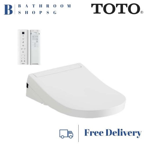 TOTO CW162Y Wall Hung Rimless Toilet Bowl bundle with TCF34320GAA Washlet S5 Electric Bidet Seat
