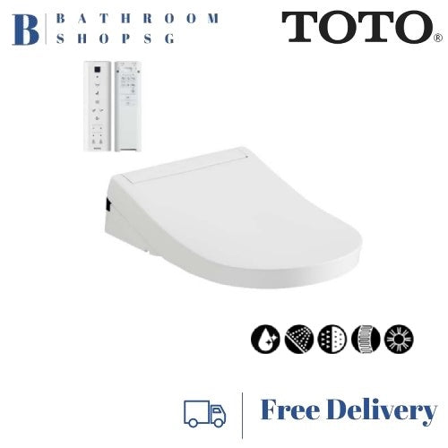 TOTO CW553A Wall Hung RimlessToilet Bowl bundle with TCF34320GAA Washlet S5 Electric Bidet Seat