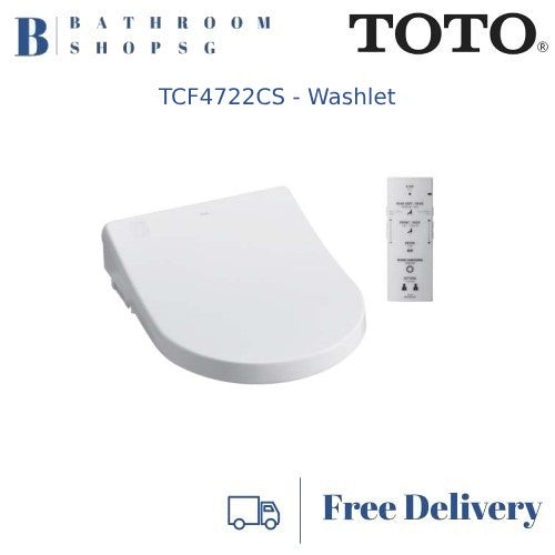 TOTO Washlet Electric Bidet Seat TCF4722CS | TOTO Adjustable Bidet with Remote