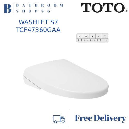 TOTO C889 One piece Toilet Bowl bundle with S7 Washlet TCF47360GAA Electric Bidet Seat
