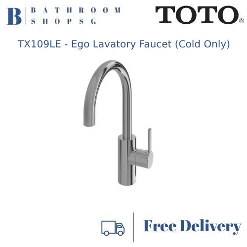 TOTO EGO Single Lever Lavatory Faucet Cold Only TX109LE | TOTO Basin Mixer