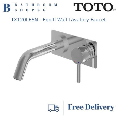 TOTO EGO ||  Wall Mounted Single Lever Lavatory Faucet TX120LESN | TOTO Basin Mixer