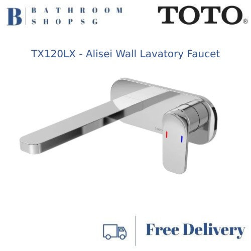 TOTO ALISEI Wall Mounted Single Lever Lavatory Faucet TX120LX | TOTO Basin Mixer