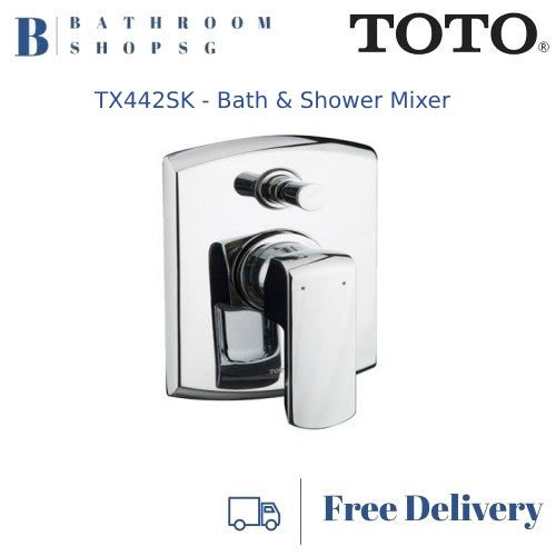 TOTO Cocktail Series Concealed Single Lever Bath and Shower Mixer With Diverter TX442SK