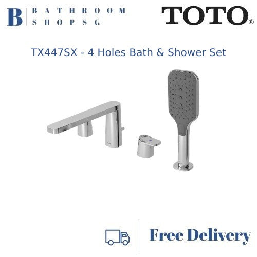 TOTO Alisei Series 4 Holes Bath and Shower Set TX447SX | Bathroom Faucet