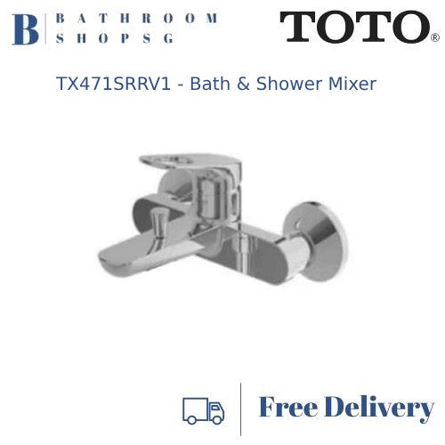 TOTO Rei R Series Single Lever Bath and Shower Mixer with Diverter TX471SRRV1