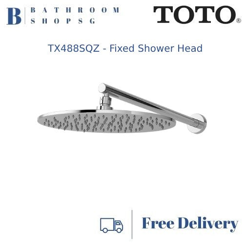 TOTO Le Muse Fixed Shower Head wall Type TX488SQZ | Rainshower with Shower Arm