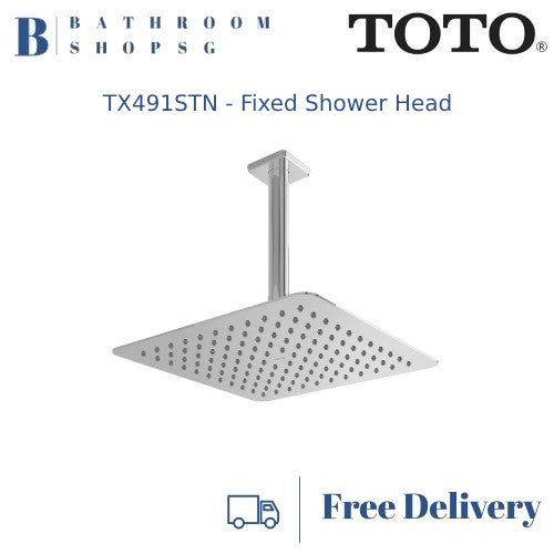 TOTO TX491STN Toja Fixed Shower Head Ceiling Type | TOTO Rainshower with Shower Arm