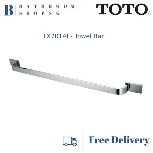 TOTO TX701AI Icon Series Rectangle Towel Bar | Toto Bathroom Accessories