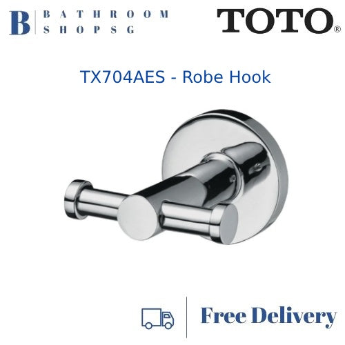 TOTO Ego || Double Robe Hook TX704AES | Toto Bathroom Accessories