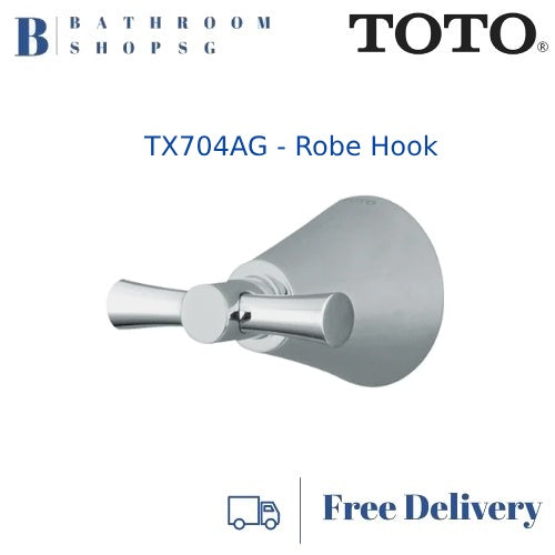 TOTO Gloria Double Robe Hook TX704AG | Toto Bathroom Accessories