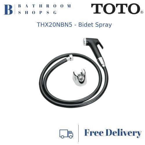 TOTO Bidet Hand Spray Set Black THX20NBN5 | TOTO shower spray set