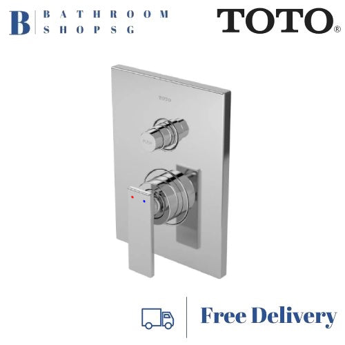 TOTO Natura Series Concealed Single Lever Bath and Shower Mixer With Diverter TX442SNN