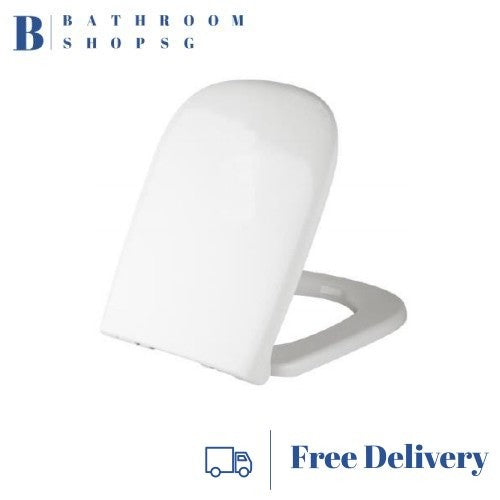 Toilet Seat Cover TS3839U | UREA Soft Close Rectangle Shape Toilet Seat