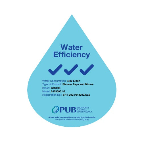 Grohe Tempesta 110 Shower Rail Set 27794003 with Grohe Bath Shower Mixers Bundle Set