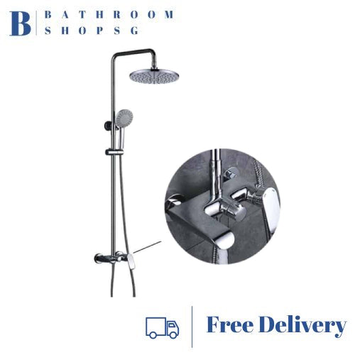 Zaffiro PRS-1108.11-CH Rainshower Set Chrome