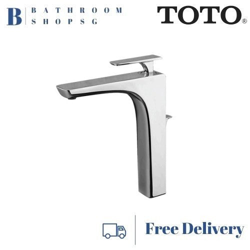 TOTO TOJA Extended Single Lever Lavatory Faucet with Pop up Waste TX116LT | TOTO Basin Mixer