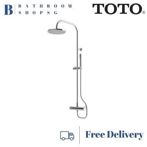 TOTO EGO || Thermostat Rain Shower Column Set with Hand Shower TX454SES