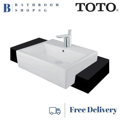 TOTO Semi-Recessed Lavatory LW647CJ | Toto Wash Basin