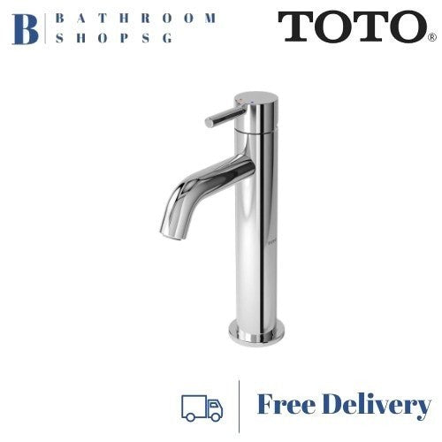 TOTO Ego || Extended Single Lever Lavatory Faucet with Pop up Waste TX116LESV4N | TOTO Basin Mixer