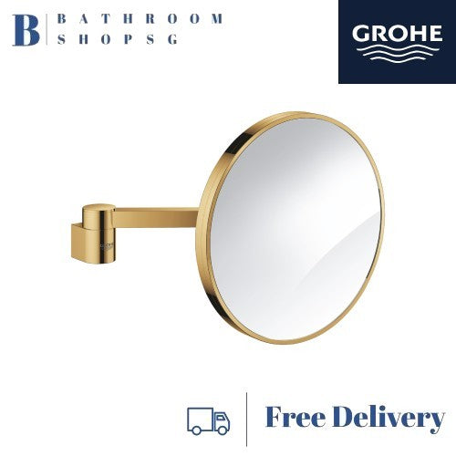 Grohe 41077GL0 Selection Bathroom Shaving Mirror | Grohe  Bathroom Accessories
