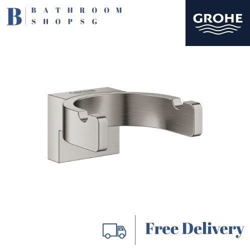 Grohe 41049DC0 Selection Double Robe Hook | Grohe Bathroom Accessories