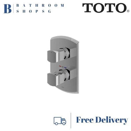TOTO Cocktail Series Concealed Thermostat Bath and Shower Set With Diverter TX473SKBR