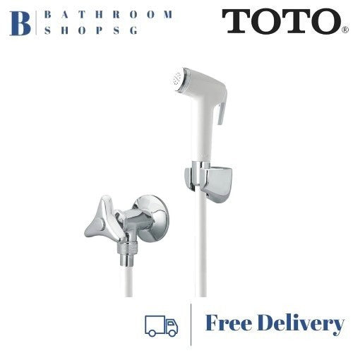 TOTO Bidet Hand Spray Set with Stop Valve White TX403SBW | TOTO shower spray set