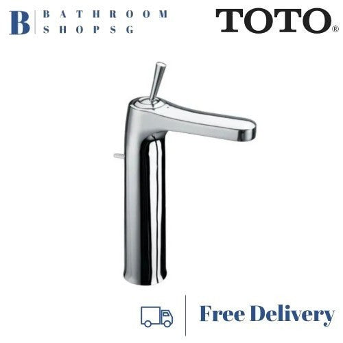 TOTO Loop series Single Lever Lavatory Faucet with Pop up Waste TX116LL | TOTO Basin Mixer