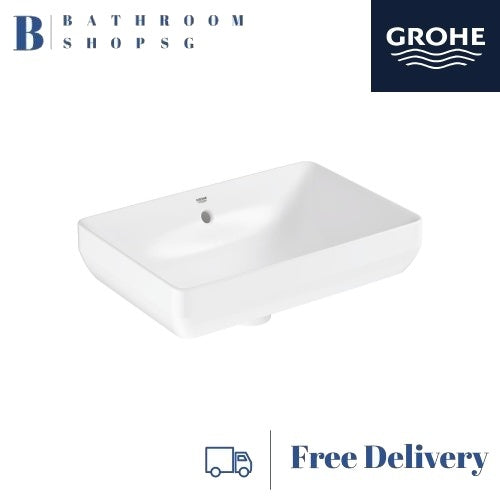 Grohe Euro Ceramic 2.0 Vessel Basin Square Alpine White 100983SH00 | Grohe Wash Basin