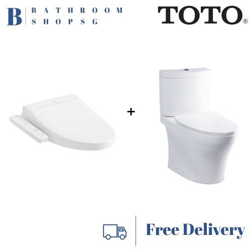 TOTO C769 Close Coupled Toilet Bowl bundle with Washlet TCF23410AAA