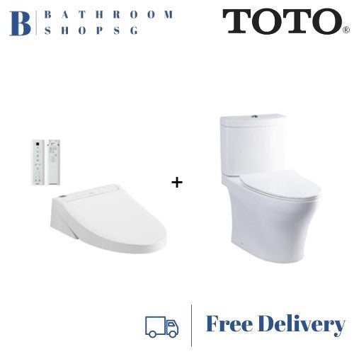 TOTO C769 Close Coupled Toilet Bowl bundle with Washlet TCF24410AAA