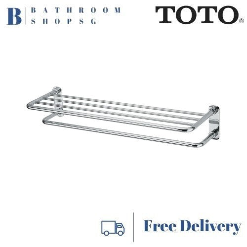 TOTO TX4W Combination Towel Shelf & Towel Bar | Toto Bathroom Accessories