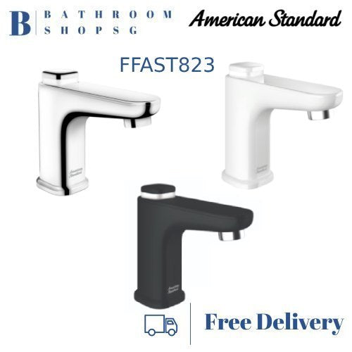 American Standard EasyFLO Basin Mixer Mono FFAST823 | Bathroom Faucet Chrome | Matt Black | Glossy White