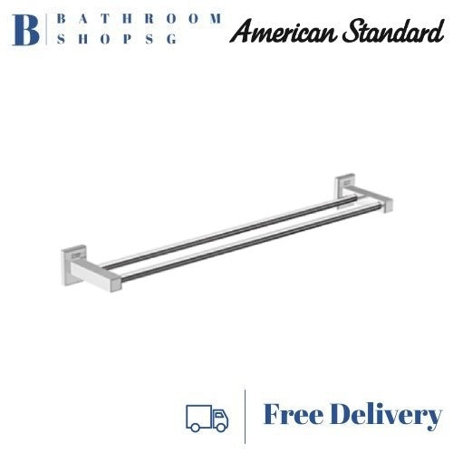 American Standard Concept Square Double Towel Bar FFAS0494-908500BC0 | Bathroom Accessories