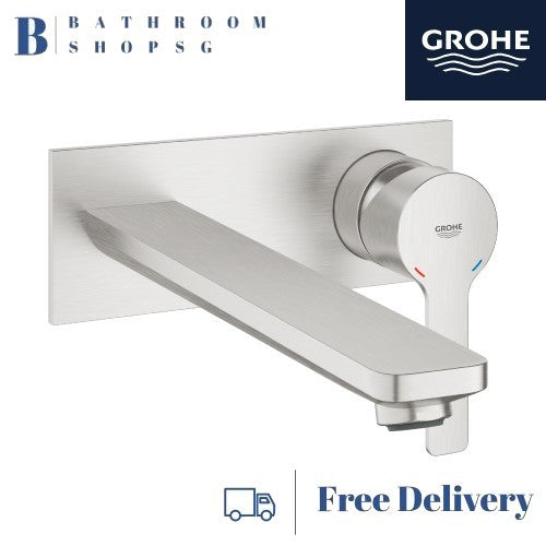 Grohe Lineare 2-hole basin mixer L-Size | Grohe Wall Mount Basin Mixer 23444DC1