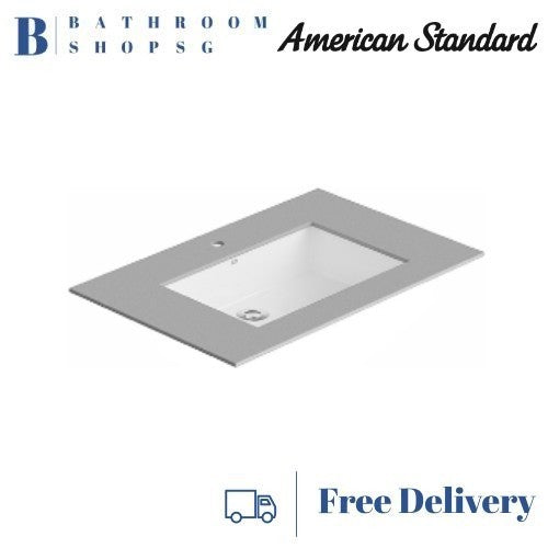 American Standard Flexio Thin Touch Square 600mm Undercounter Wash Basin CCASF513